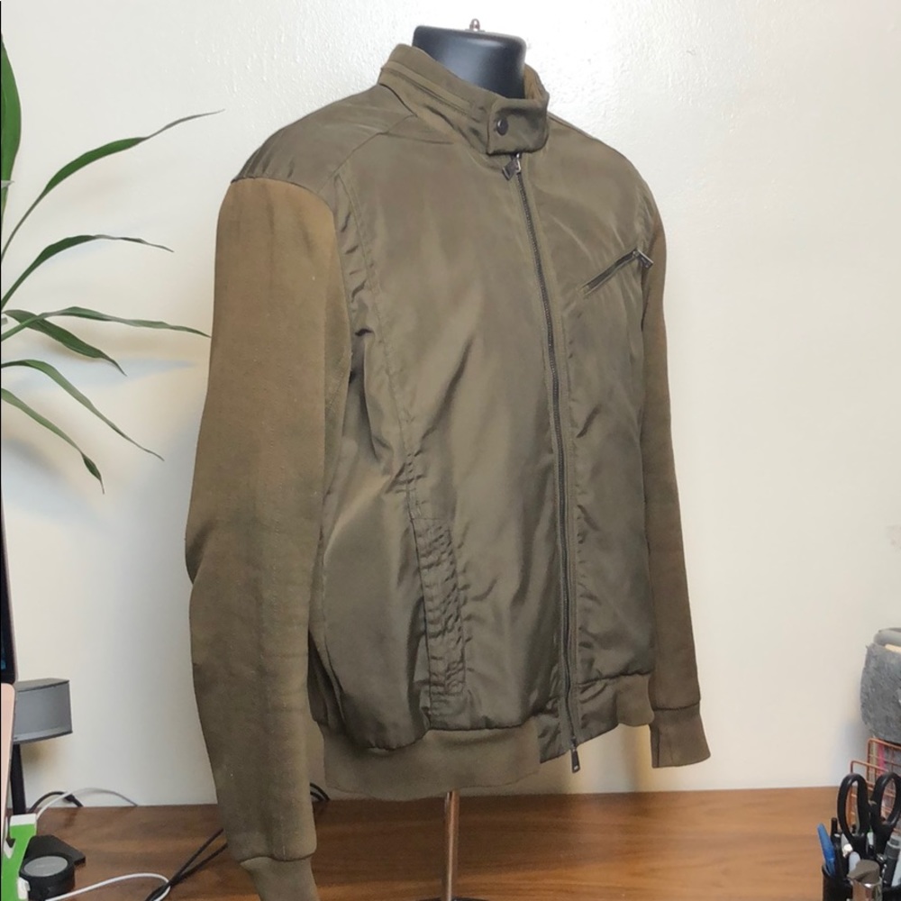 Ralph Lauren army green bomber jacket